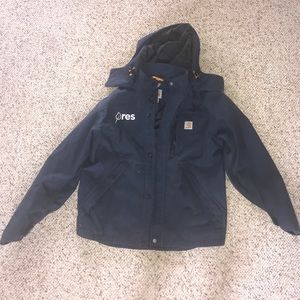 Heavy duty carhartt rain jacket